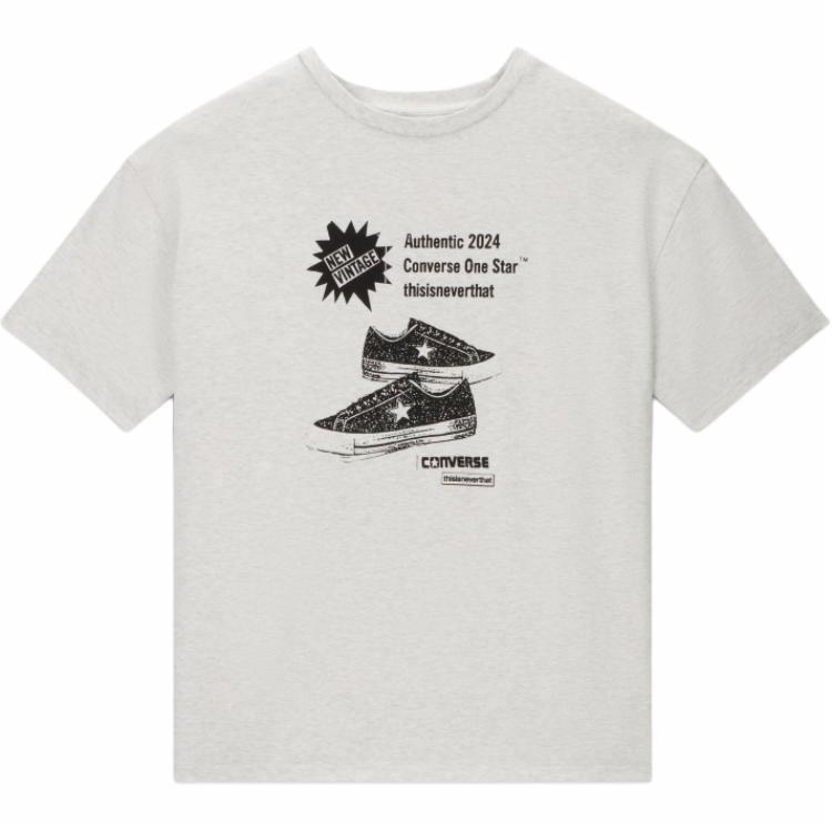 Футболка Converse x thisisneverthat (светло-серая)