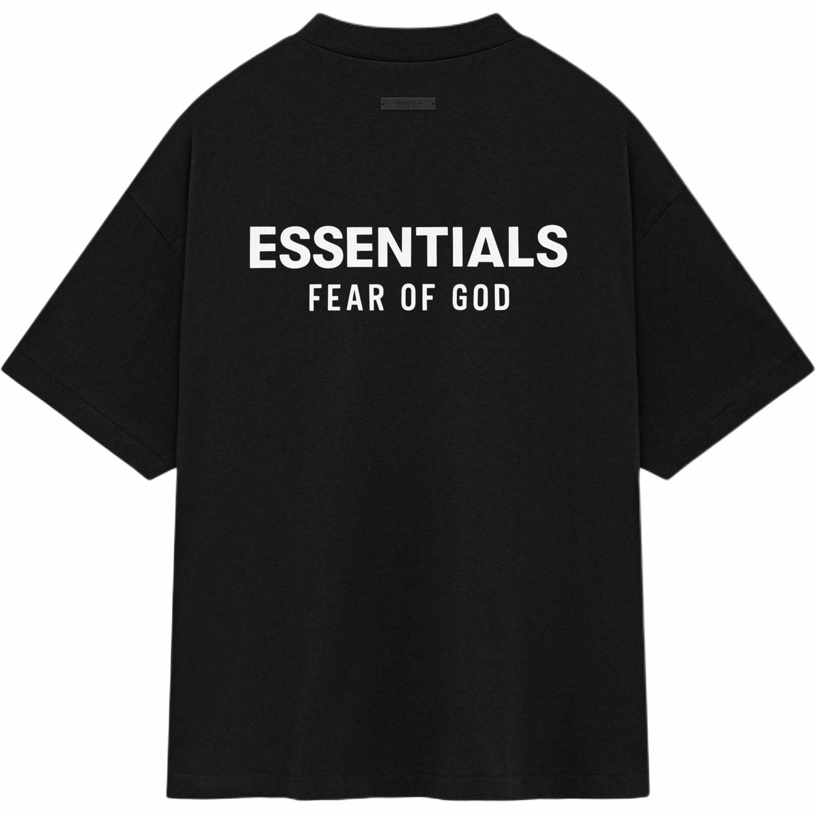 Мужская футболка Fear of God Essentials FW24 (черная)