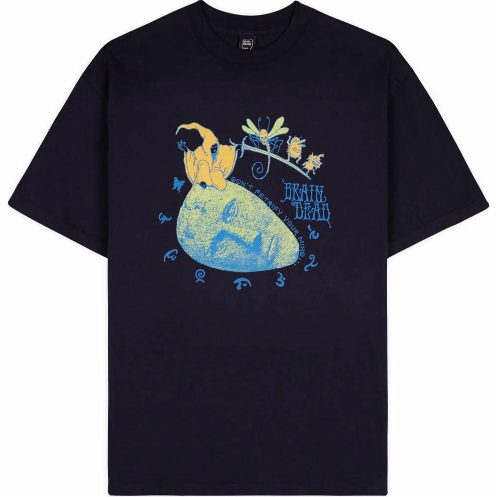 Футболка Brain Dead FW24 (темно-синяя)