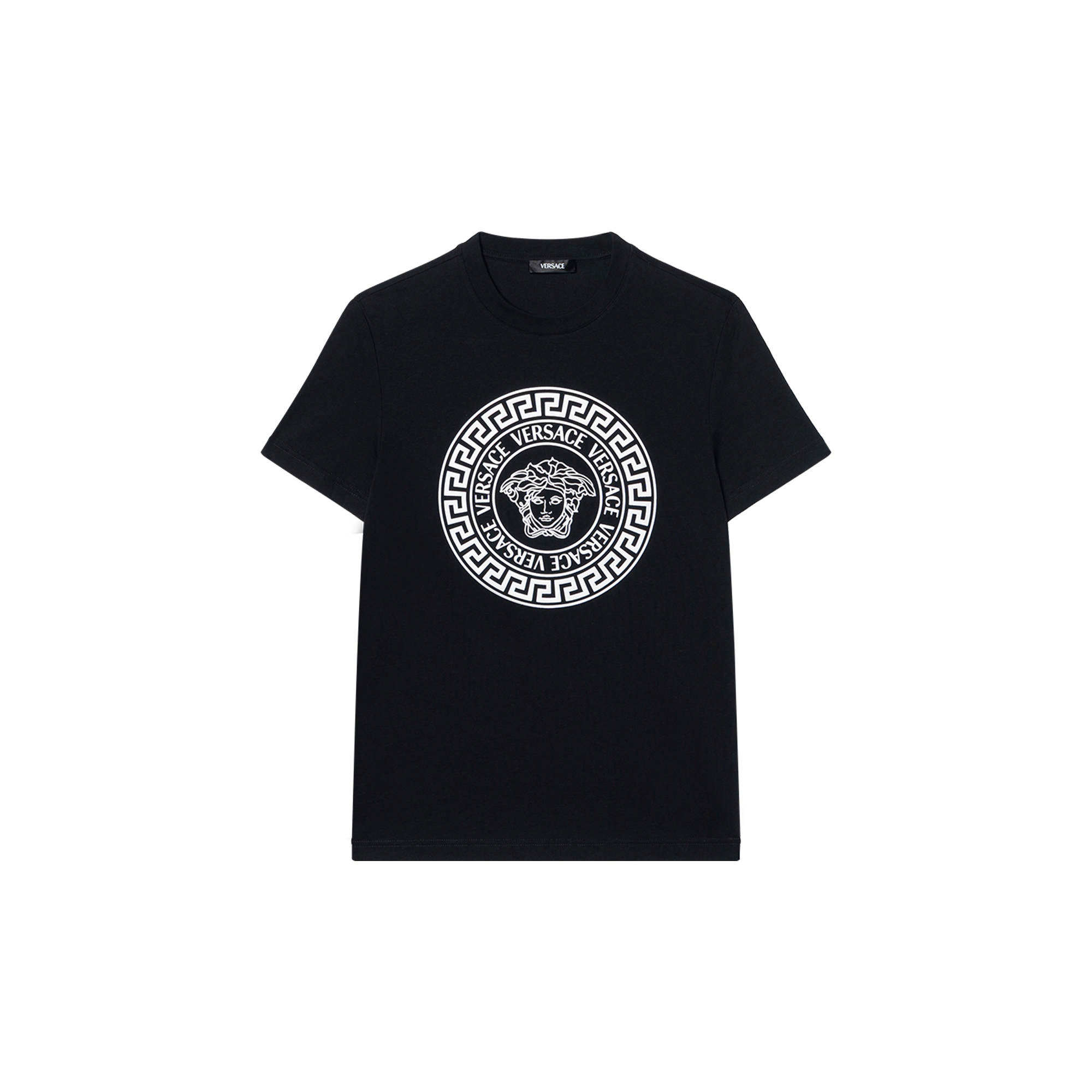 Мужская футболка Versace Logo (черная)