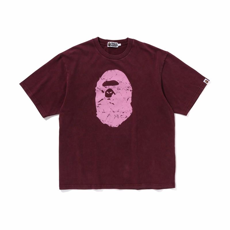 Мужская футболка A BATHING APE A BATHING APE SS25 T (серая) — фото 3
