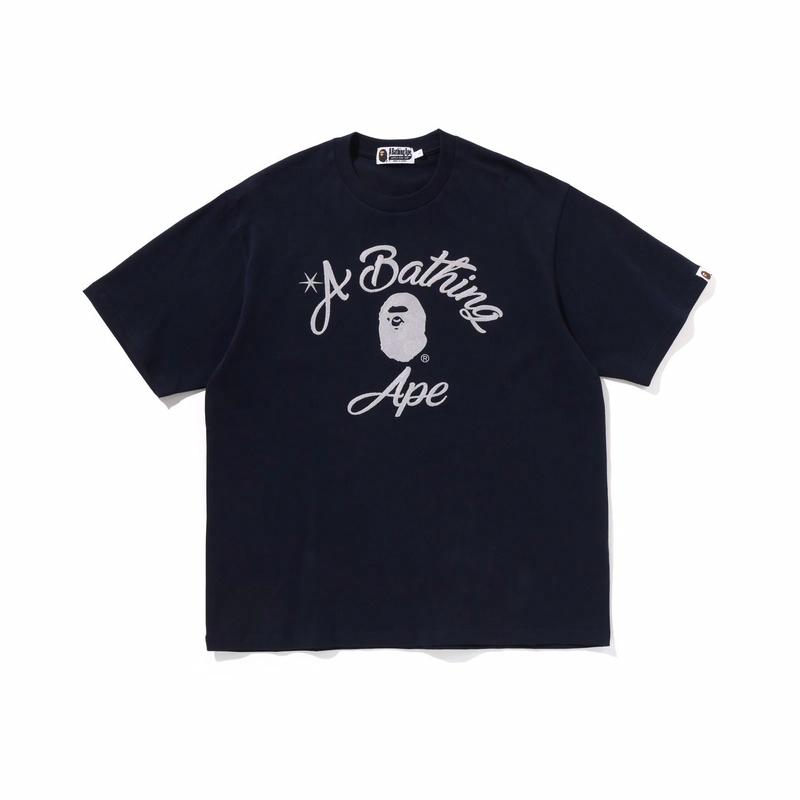 Мужская футболка A BATHING APE A BATHING APE SS25 T (черный) — фото 5