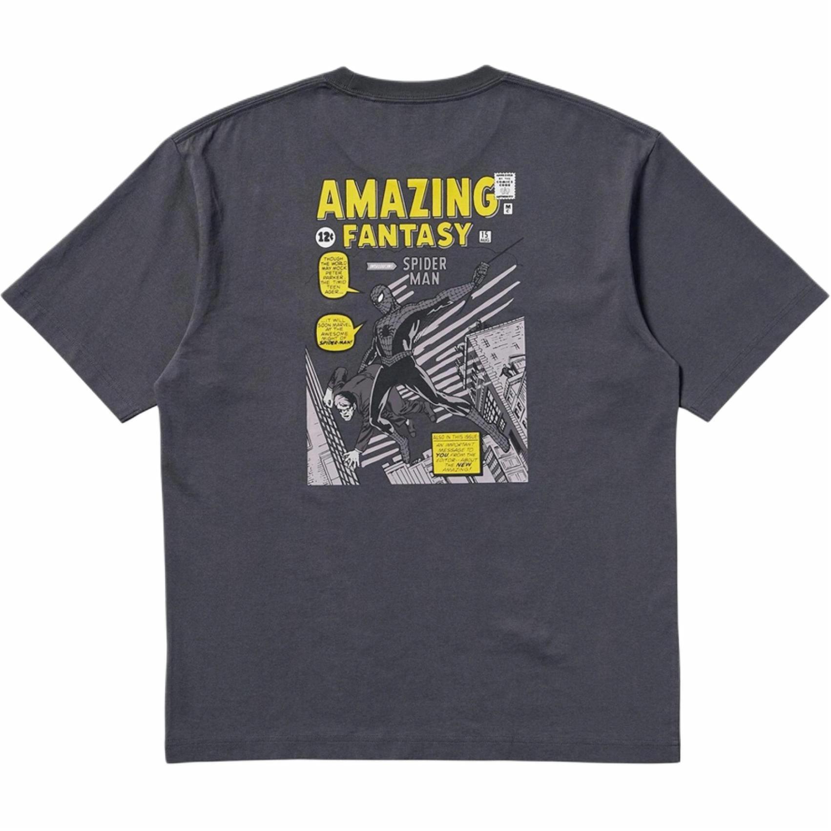 Футболка UNIQLO х Marvel (темно-серая)