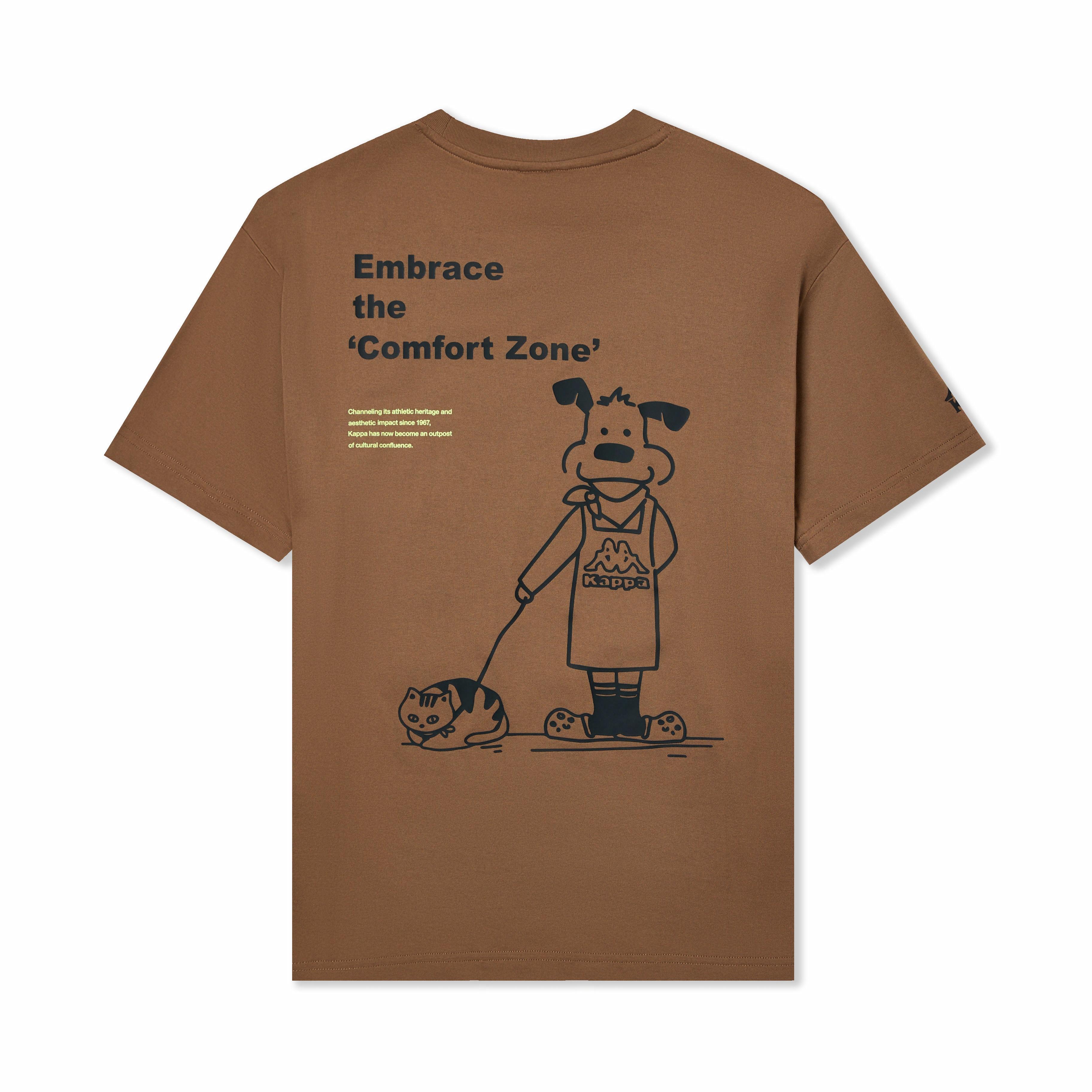 Футболка Kappa kapsule (коричневая)