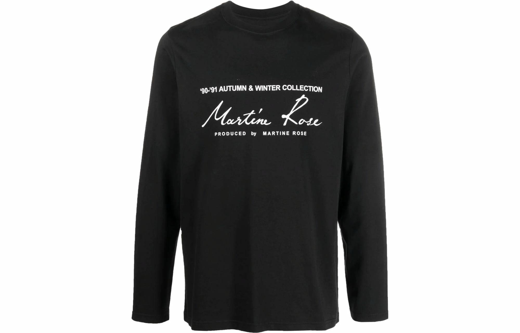 Лонгслив Martine rose Logo (черный)