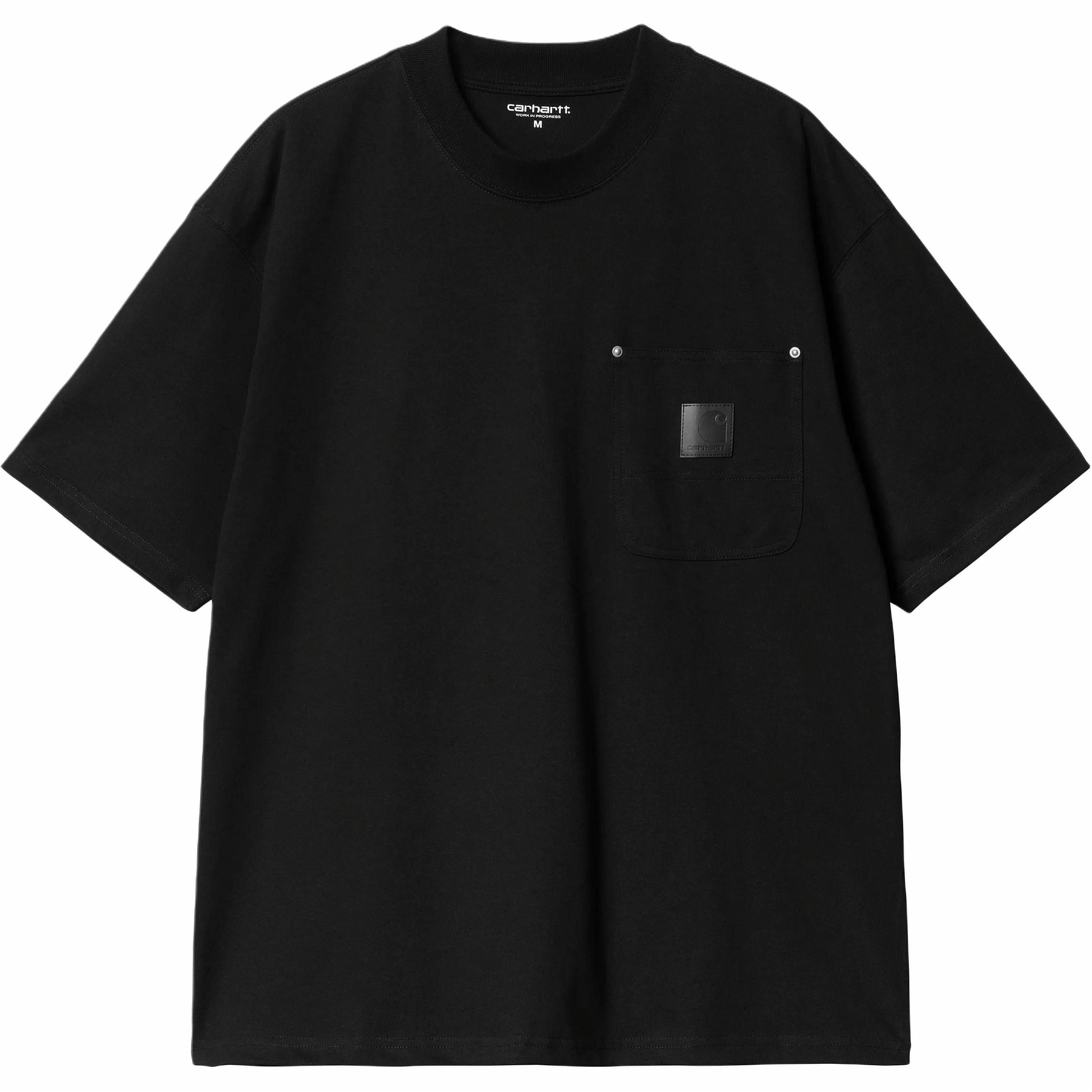 Футболка Carhartt WIP S/S Pocket FW24 (черная)