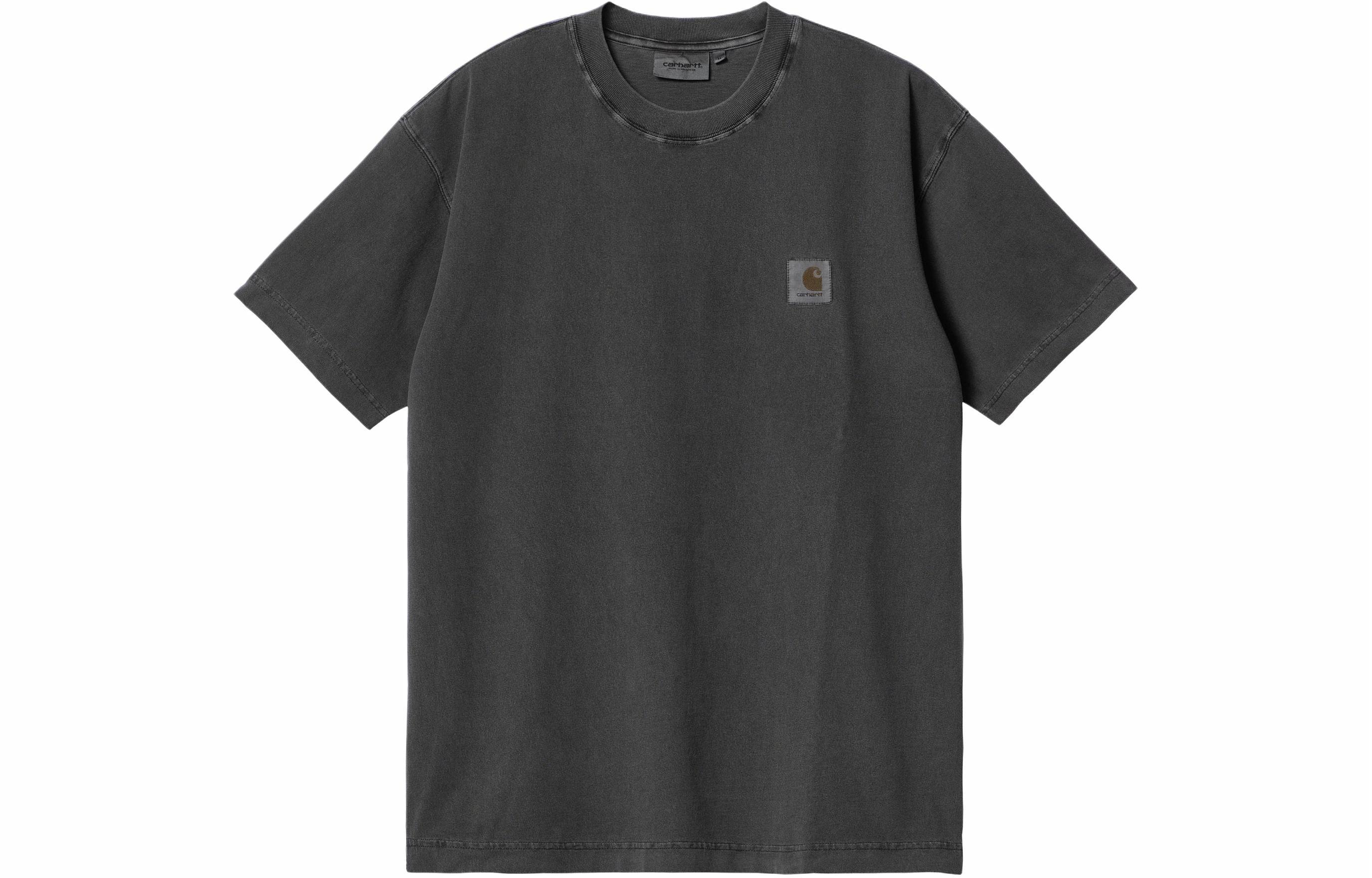 Футболка Carhartt Carhartt WIP SS24 Garment-Dyed T (угольный серый)
