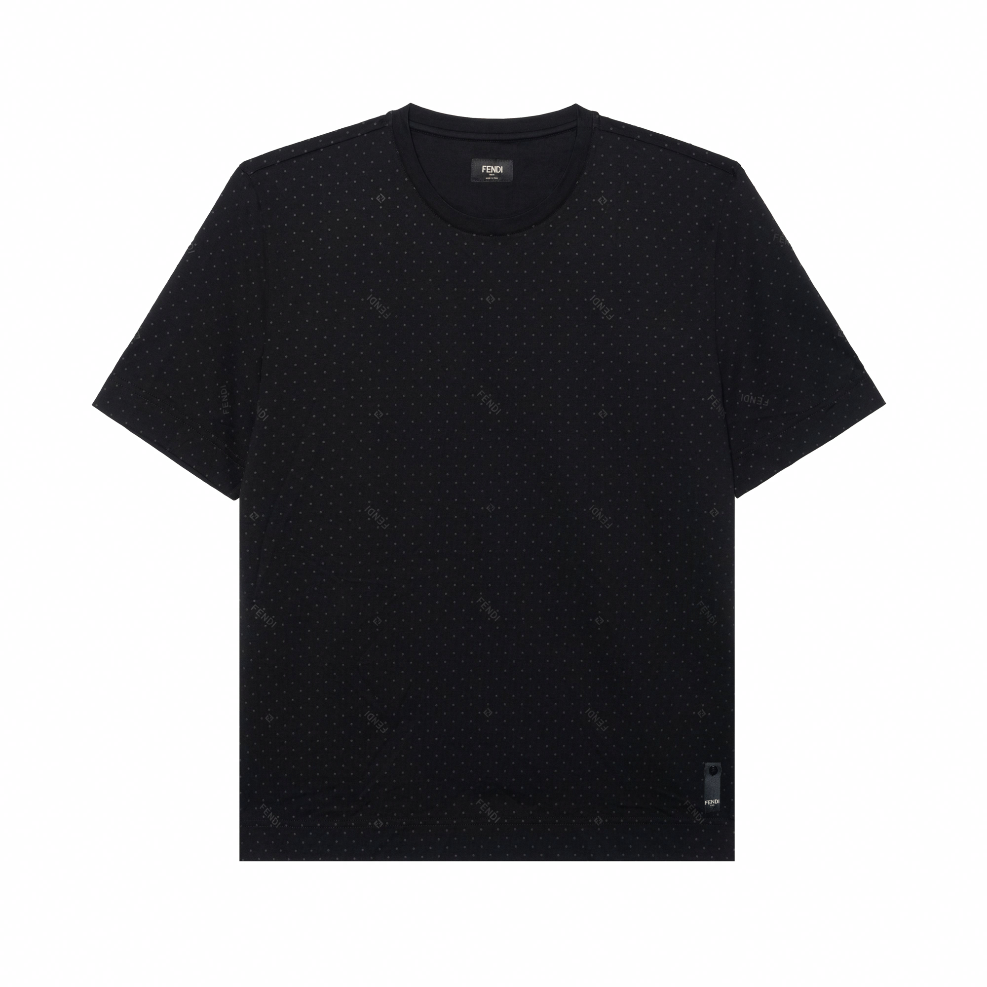 Мужская футболка Fendi FENDI T (черная)