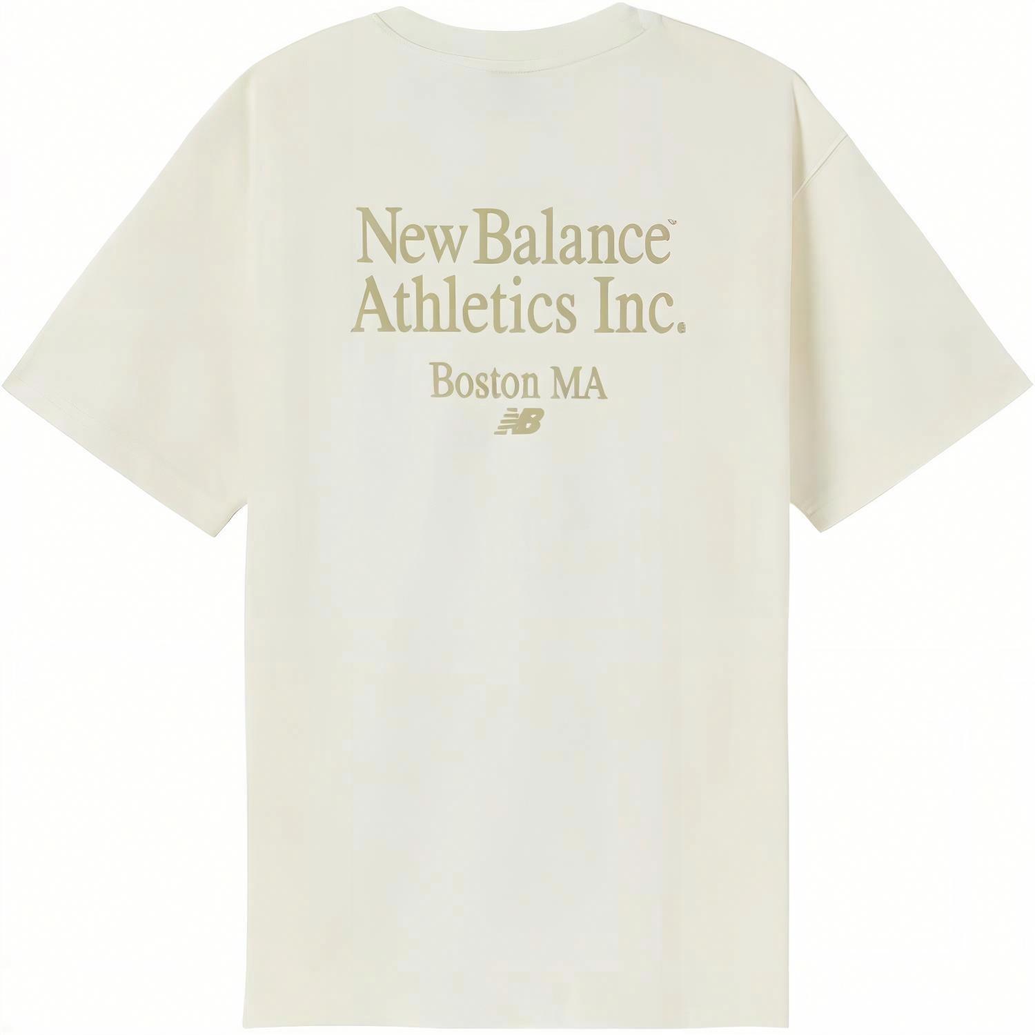 Мужская футболка New Balance (бежевая)