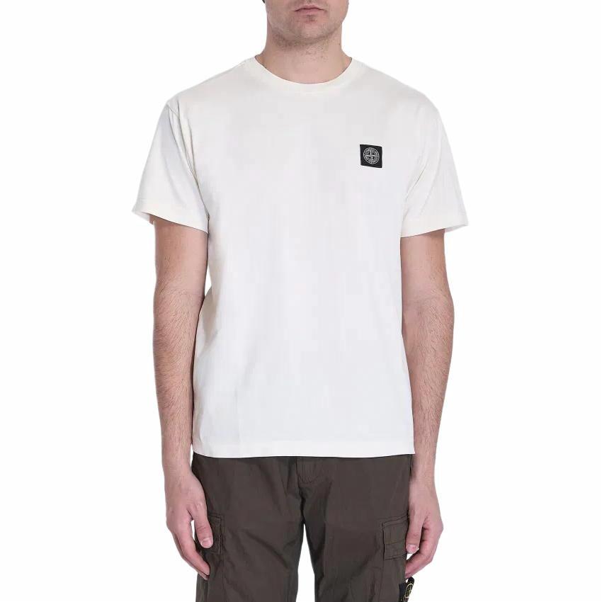 Мужская футболка STONE ISLAND (белая)