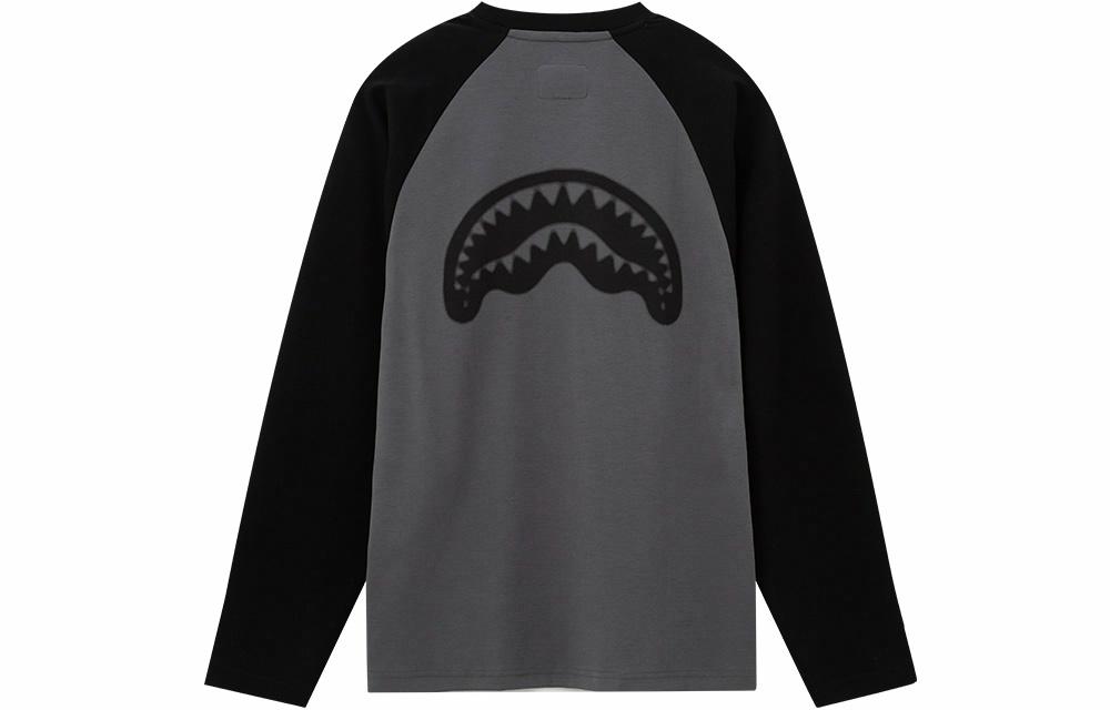 Лонгслив SPRAYGROUND Raglan Tee (черно-белый)