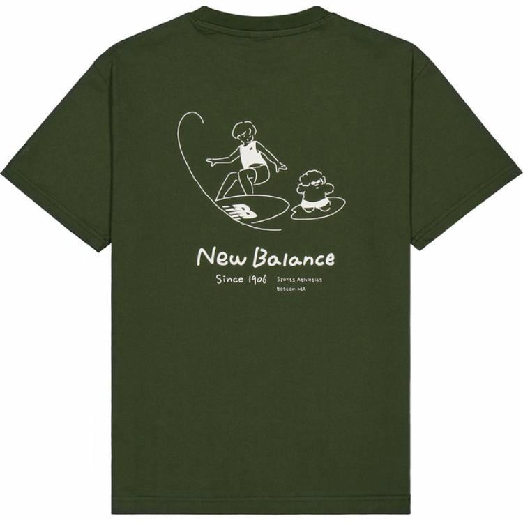 Футболка New Balance New Balance Tombonia T (темно-зеленая)