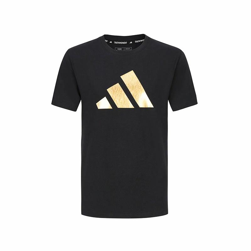 Футболка adidas (черно-золотая)
