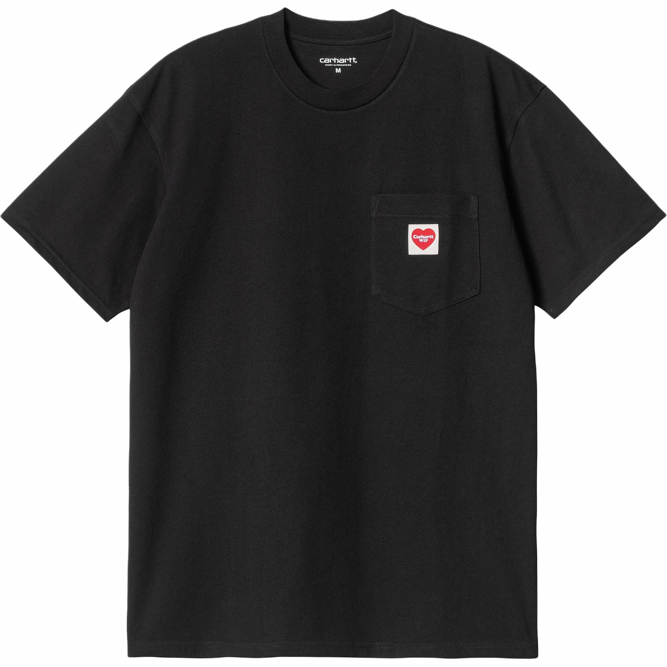 Мужская футболка Carhartt WIP S/S Pocket (черная)