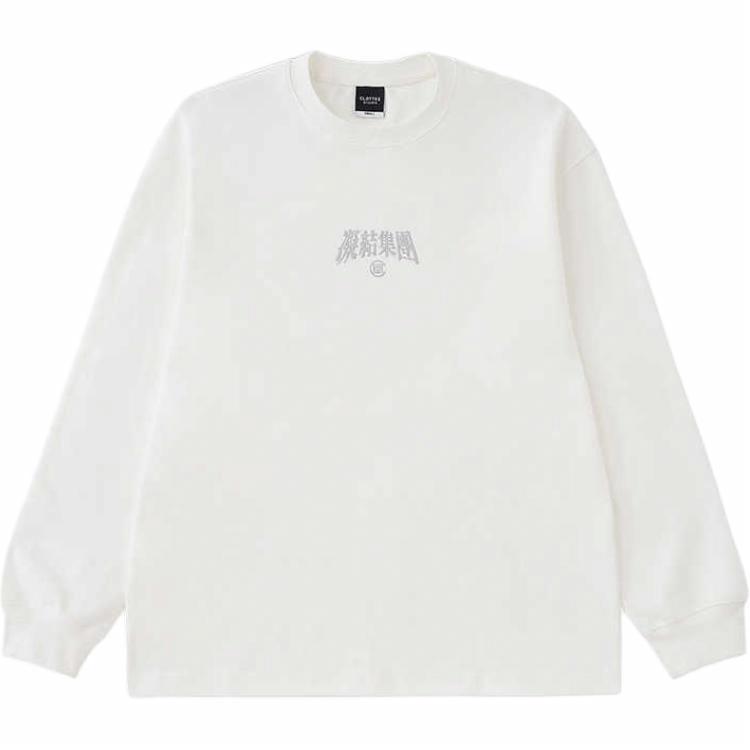 Мужская футболка CLOT Long sleeve (серая)