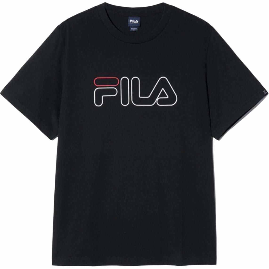 Футболка Fila Большой логотип (черная)