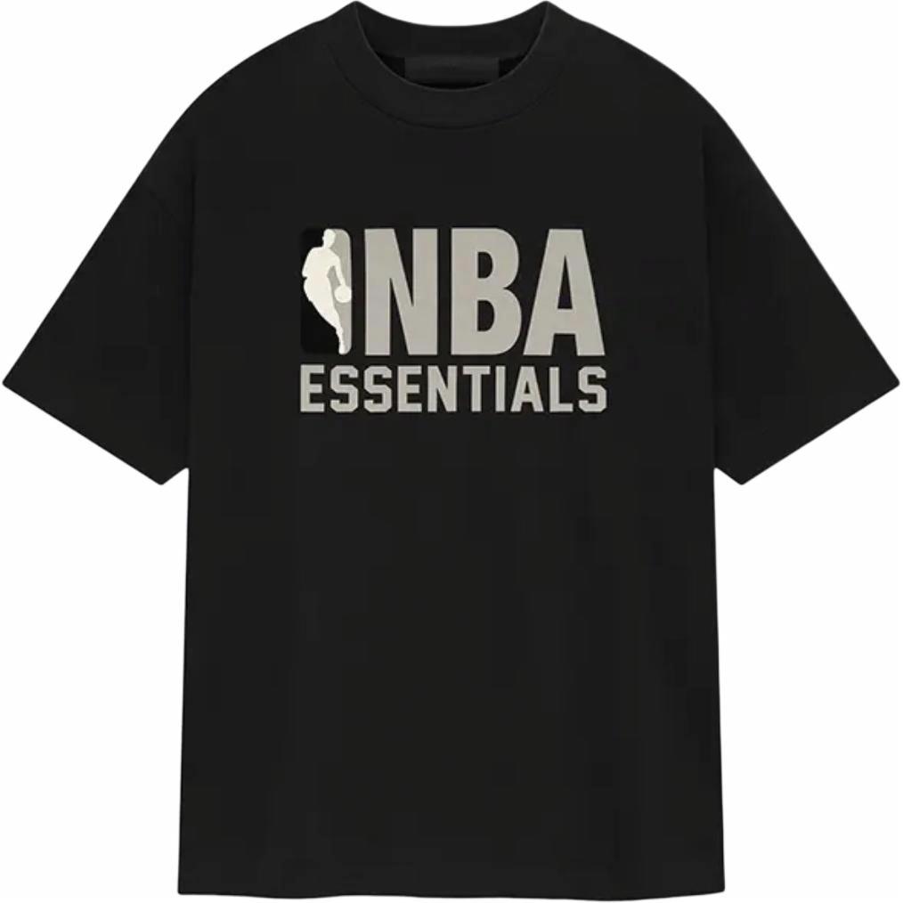 Футболка Fear of God Essentials x NBA (черная)