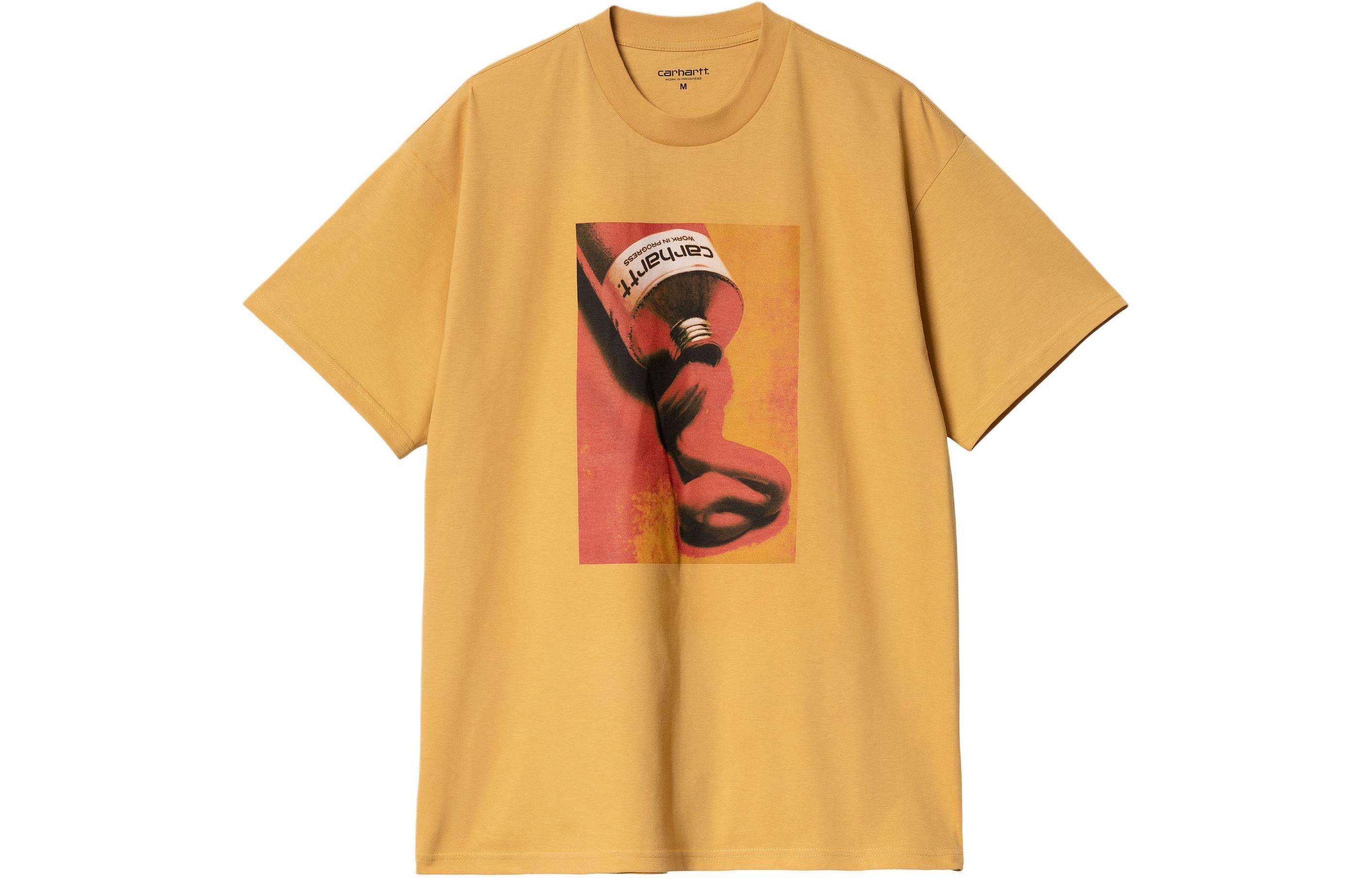 Мужская футболка Carhartt WIP S/S Tube (желтая)