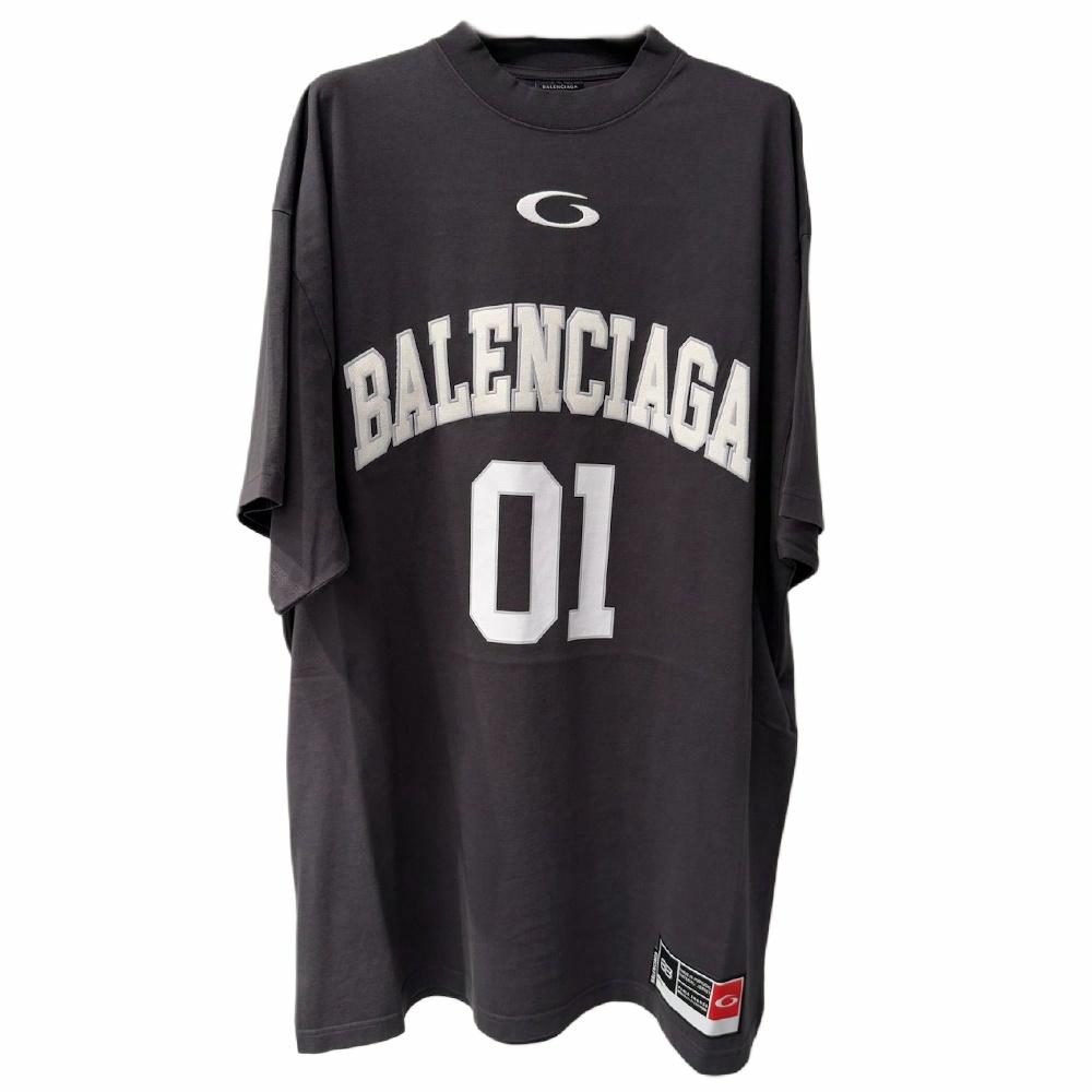 Мужская футболка Balenciaga Basketball (черная)
