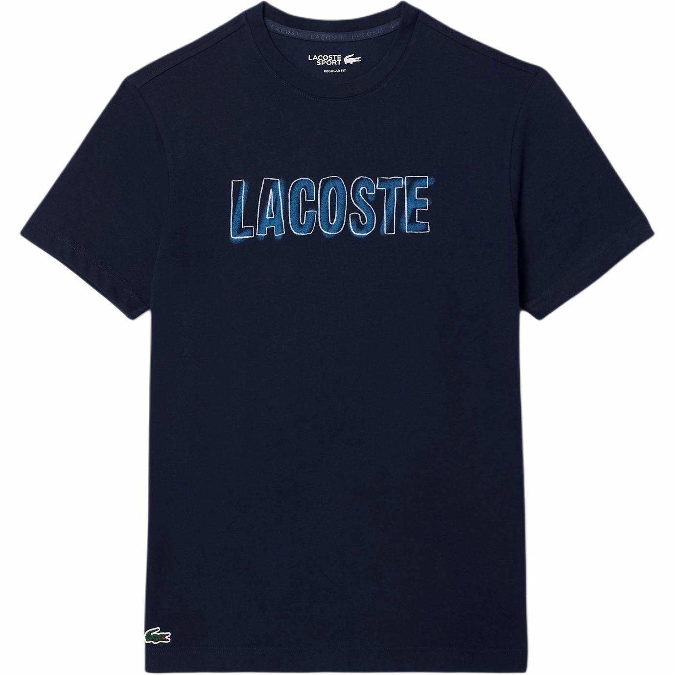 Мужская футболка LACOSTE (синяя)
