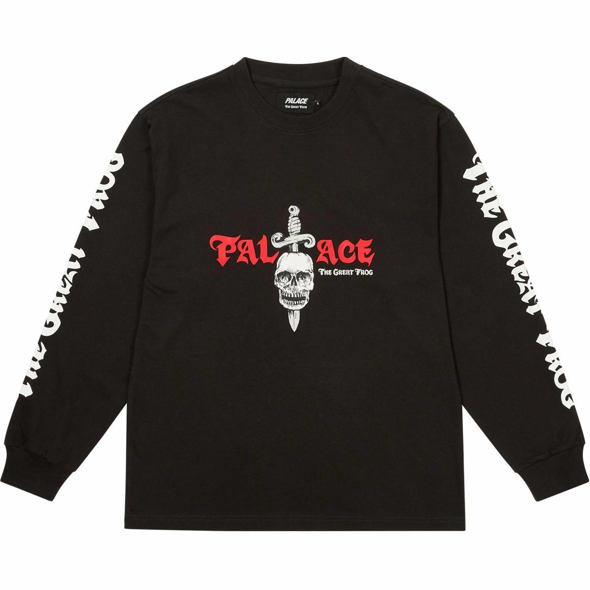 Футболка Palace x The Great Frog TGF LONGSLEEVE (черная)
