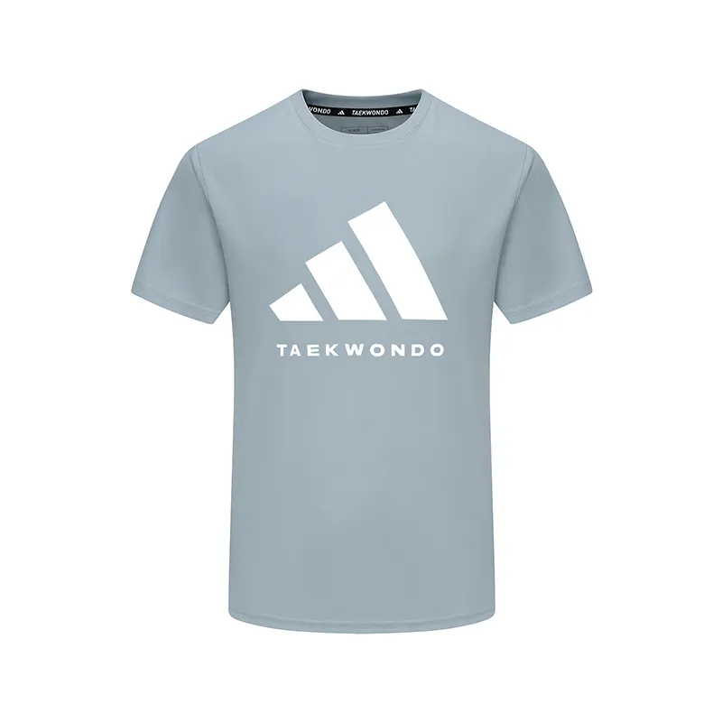 Adidas T-Shirts Men's Mint Blue Crew Neck Thin Straight Fit