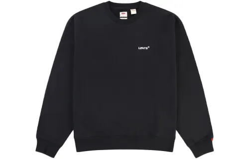 Levis Sweatshirts Men's Black Crew Neck Moderate Regular