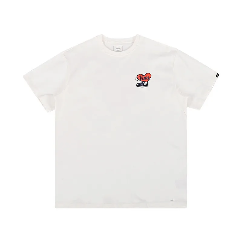 Vans T Shirts Men's White Crew Neck Moderate