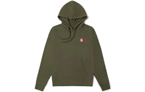 Vans Sweatshirts Unisex Army Green Hooded Moderate Regular