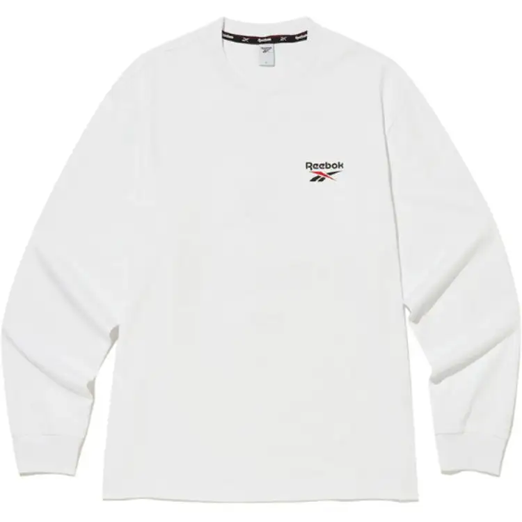 Reebok T Shirts Unisex White Crew Neck