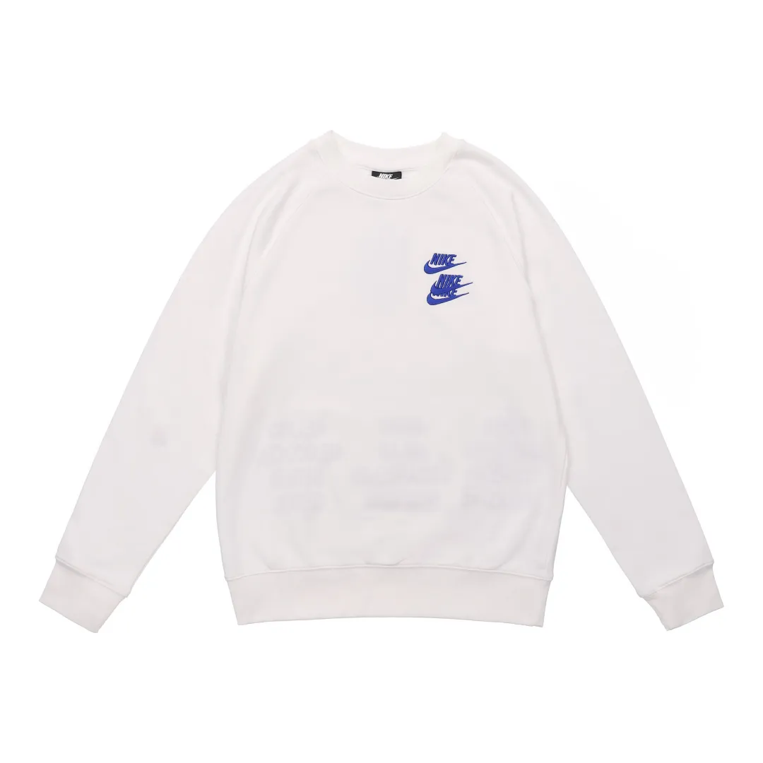 Nike Sportswear World Tour Logo Embroidered Hoodie White