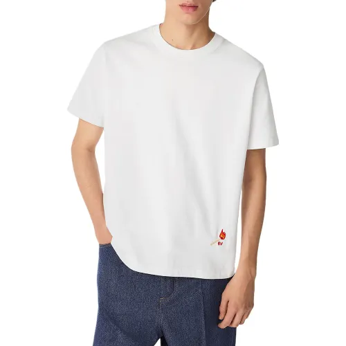 Bottega Veneta Match Embroidered Crewneck T Shirt