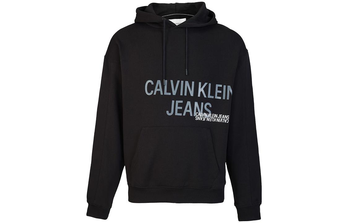 Мужское худи CALVIN KLEIN Logo (черное)