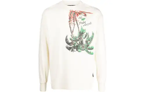PALM ANGELS Sweatshirts Men's Beige Moderate