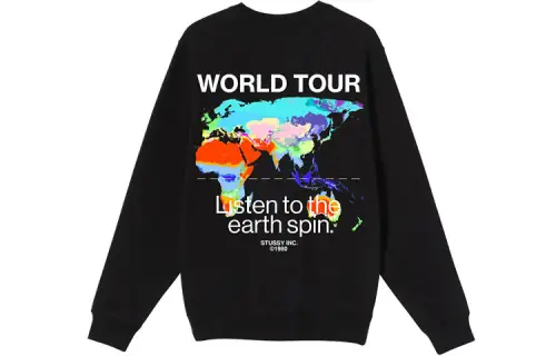 Stussy Sweatshirts Unisex Crew Neck Moderate Regular
