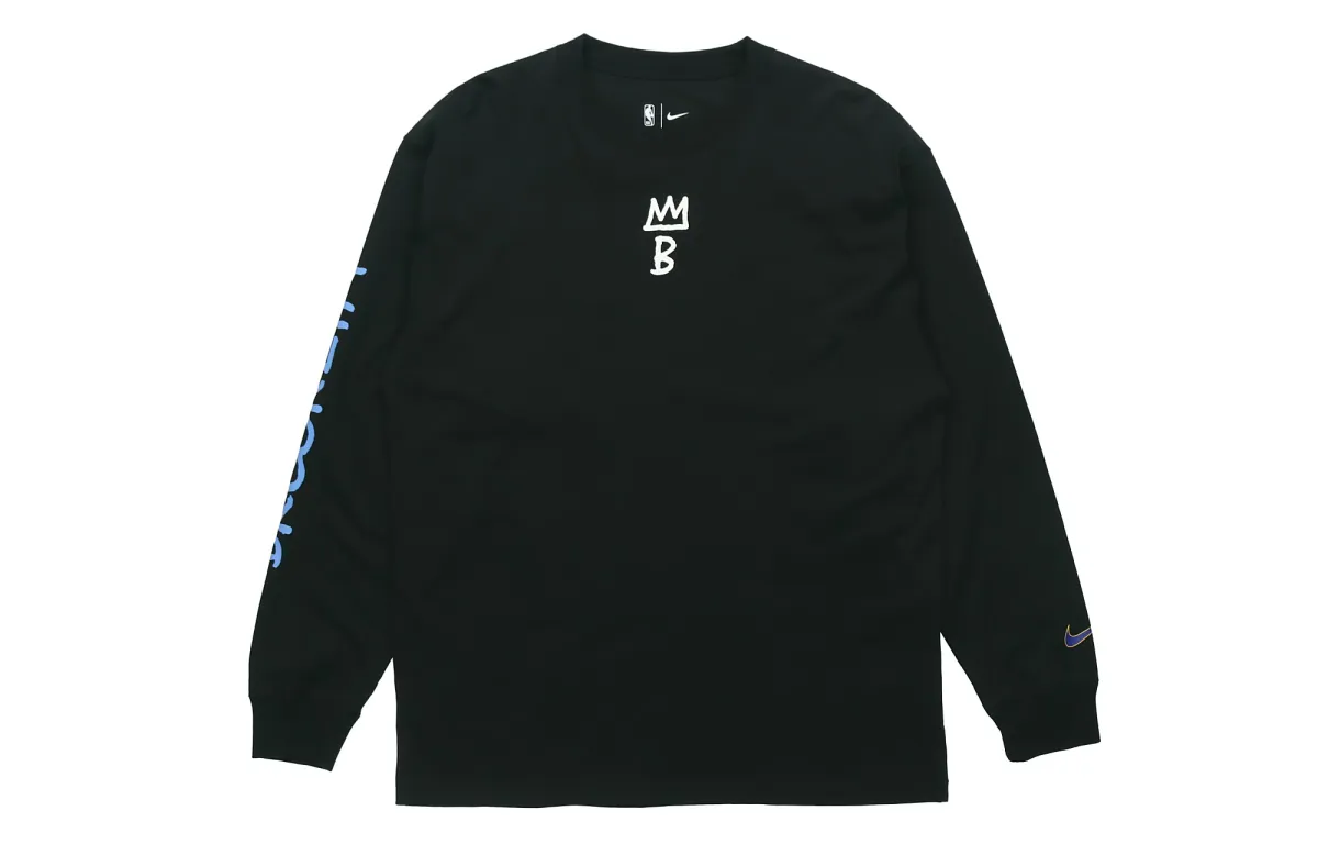 Nike Sweatshirts Men's Black Crew Neck Moderate Regular