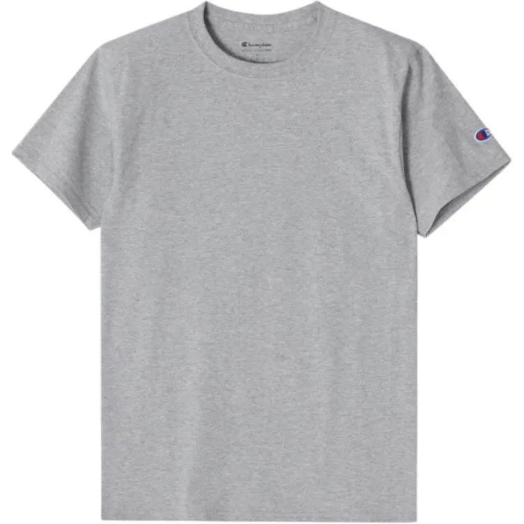 Champion T-Shirts Men's Gray Crew Neck