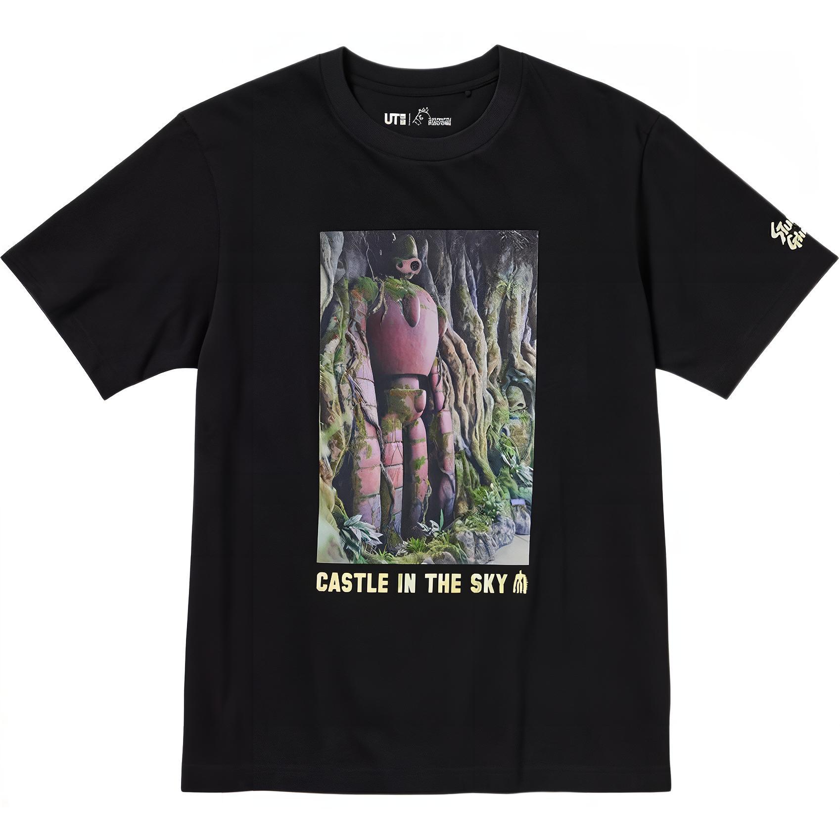 UNIQLO x Ghibli T Shirt Unisex Black