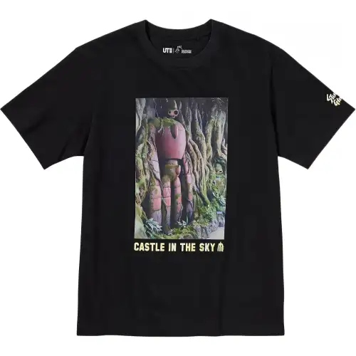 UNIQLO x Ghibli T Shirt Unisex Black