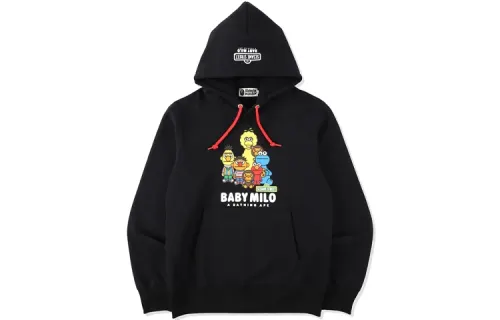 Bape X Sesame Street Pullover Hoodie