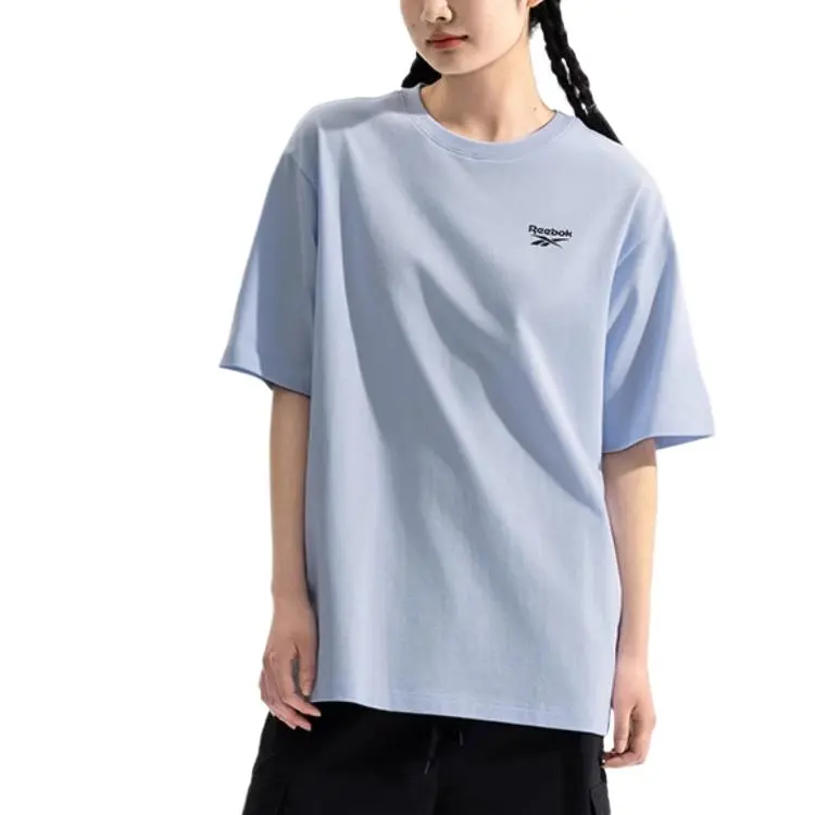 Reebok T Shirt Unisex Light Blue