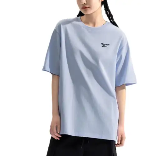 Reebok T Shirt Unisex Light Blue