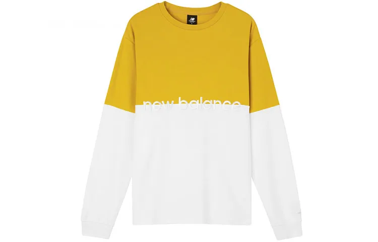 New Balance Athletics Pique Sweatshirt Men's Yellow White Multicolor