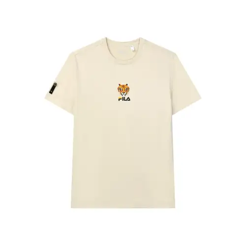FILA T Shirts Men's Malt Crew Neck Moderate Straight Fit