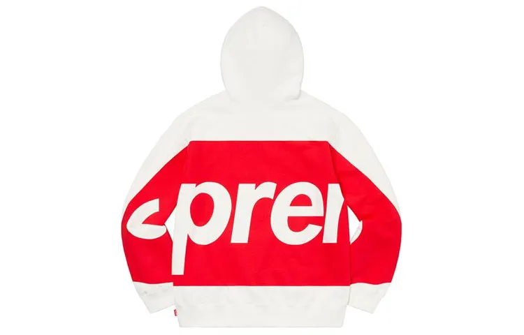Supreme SS21 Week 2 Big Logo Hooded Sweatshirt With Fleece Lining Pullover Sweatshirt Unisex