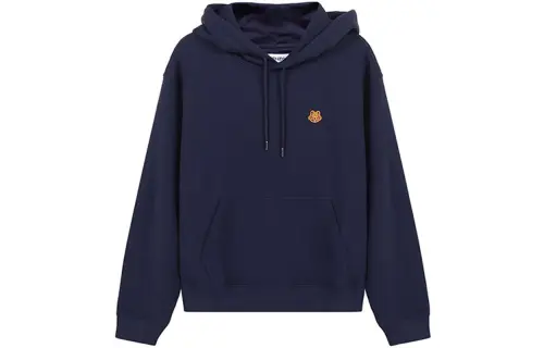 KENZO Sweatshirts Men's Navy Hooded Moderate Regular