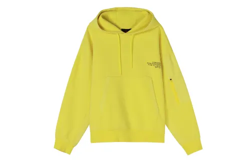 Jordan 23 Sweatshirts Men's Oupite Yellow Hooded Moderate Regular