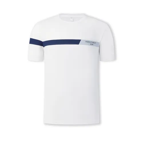 FILA T Shirts Men's Jade White Crew Neck Moderate