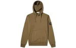 STONE ISLAND Sweatshirts Men's Olive Green Hooded Moderate Regular
