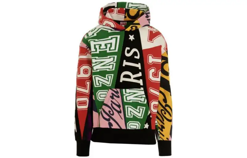 KENZO Flag Long Sleeved Hoodie